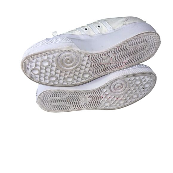 Adidas Nizza Platform Shoes Womens Size 7 Canvas Low Top Sneakers - Picture 4 of 6